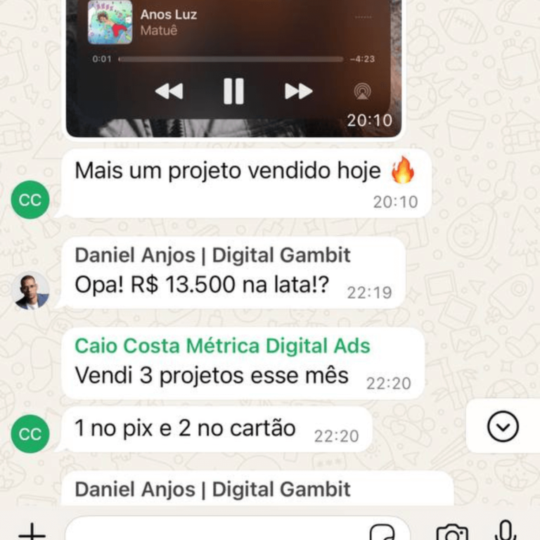 1 Venda de R$ 13.500,00