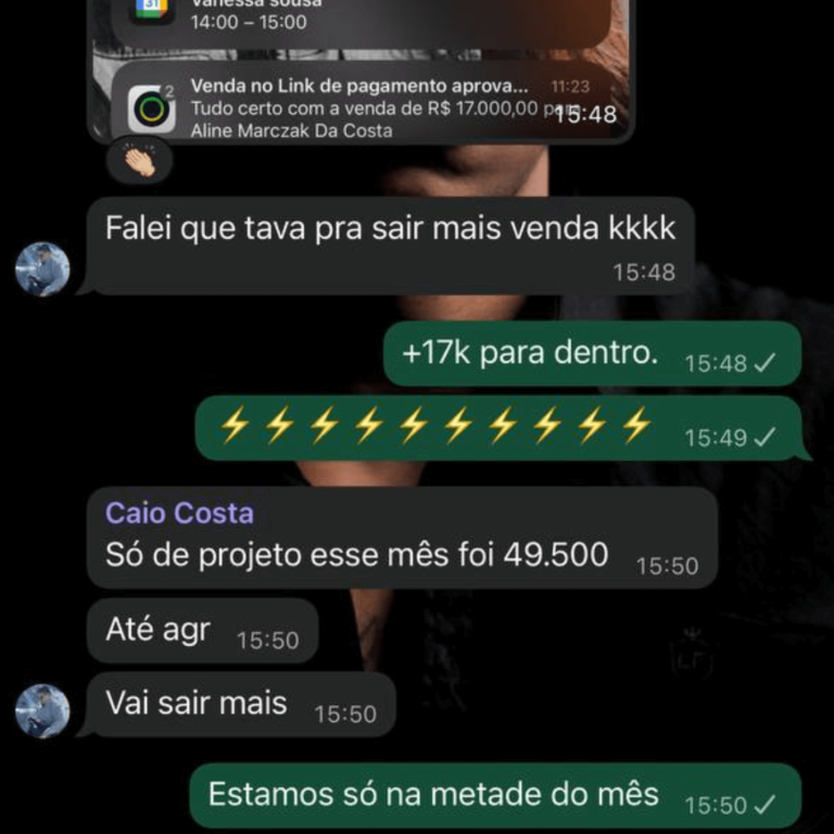 R$ 49.500,00 em 15 dias