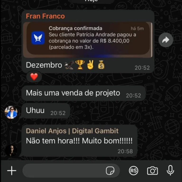 1 Venda de R$8.400,00