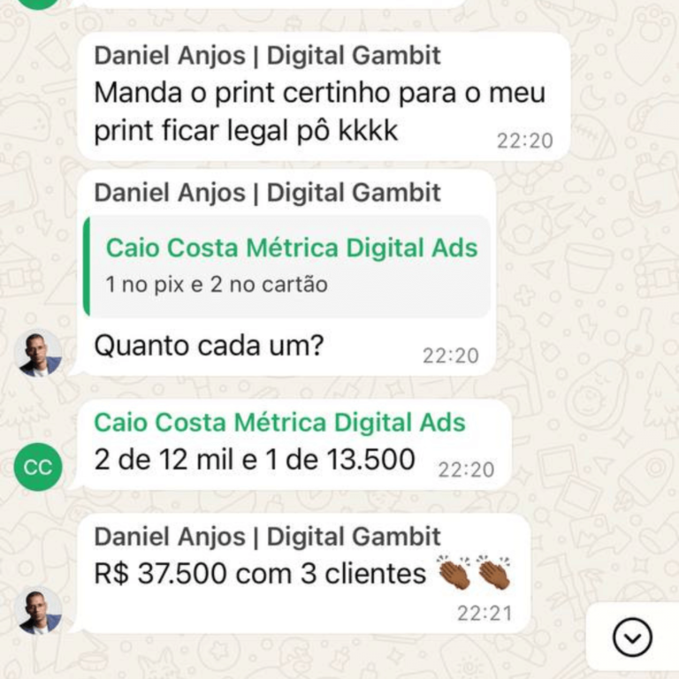 R$ 37.50000 com 3 Vendas